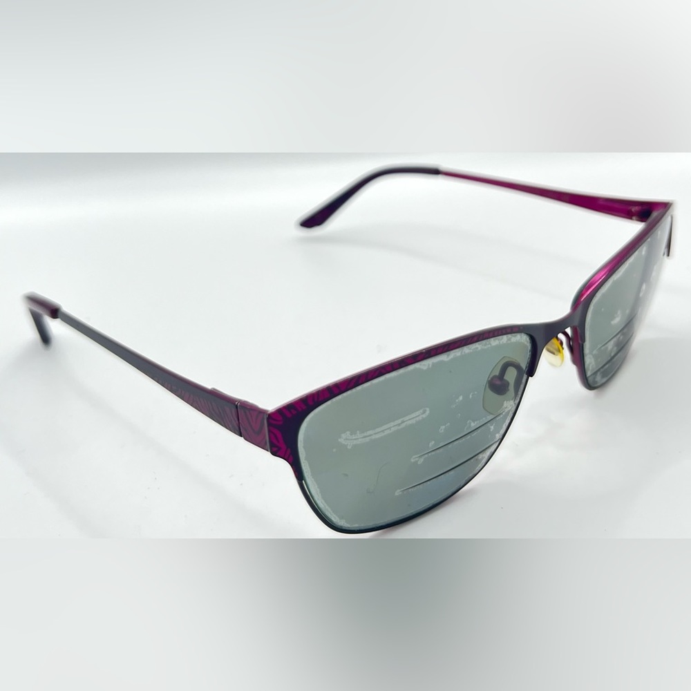Diana Buchman Amice Purple Oval Sunglasses Frames Only - Picture 1 of 8